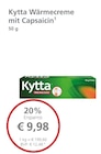 kytta Warmcreme mit Capsaicin bei LINDA im Pfungstadt Prospekt für 9,98 €