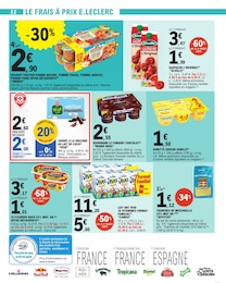 Prix et réduction Mozzarella dans le prospectus E.Leclerc en cours Offre Mozzarella dans le catalogue E.Leclerc du moment à la page 22