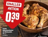 Frische Hähnchenschenkel mit Rückenstück Angebote bei REWE Iserlohn für 0,39 €