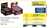 Großriegel von Mars/Snickers/Bounty im aktuellen METRO Prospekt für 18,49 €