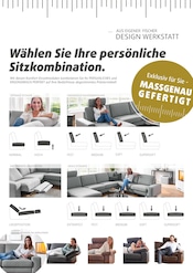 Aktueller Polstermöbel Fischer Prospekt mit Stuhl, "...AUS EIGENER DESIGN WERKSTATT", Seite 15