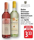 Sommertraum Wein Q.b.A. Angebote von Ortenauer Weinkeller bei EDEKA Tübingen für 3,33 €