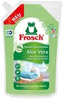 Waschmittel Sensitiv Aloe Vera Angebote von Frosch bei REWE Düsseldorf für 4,49 €