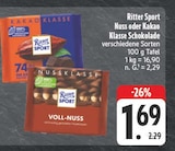 Aktuelles Nuss Klasse Schokolade Angebot bei E center in Jena ab 1,69 €