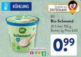 Bio-Schmand von Bio für 0,99 € bei ALDI SÜD im Angebot Bio-Schmand von Bio im aktuellen ALDI SÜD Prospekt
