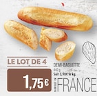 Supermarchés Match Vred - Promo Demi-Baguette Promo Demi-Baguette à 1,75 € dans le catalogue Supermarchés Match à Vred