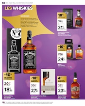 Promos Jack Daniel's dans le catalogue "MA CAVE AU MEILLEUR PRIX" de Carrefour à la page 44