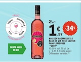 Boisson aromatisée à base de vin rosé saveur pamplemousse - VERY dans le catalogue E.Leclerc