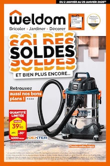 Prospectus Weldom de la semaine "SOLDES ET BIEN PLUS ENCORE…" avec 8 pages, valide du 02/01/2026 au 29/01/2026 pour Faulquemont et alentours