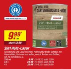 2in1 Holz-Lasur 750 ml von toom im aktuellen toom Baumarkt Prospekt