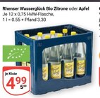 Wasserglück Bio Zitrone im Angebot bei GLOBUS in Pirmasens Wasserglück Bio Zitrone Angebote von Rhenser bei GLOBUS Pirmasens für 4,99 €