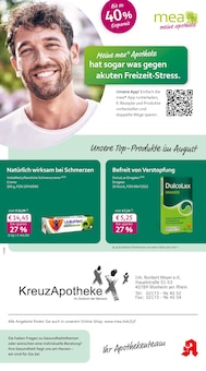 mea - meine apotheke Prospekt der KW 32 "Unsere August-Angebote" Aktueller mea - meine apotheke Prospekt "Unsere August-Angebote" Seite 1 von 4 Seiten