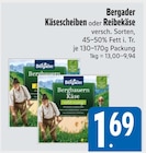 Käsescheiben im E xpress Prospekt Käsescheiben von Bergader im aktuellen E xpress Prospekt für 1,69 €