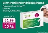 mea - meine apotheke - Paracetamol mea Angebot im Prospekt Paracetamol mea bei mea - meine apotheke im Prospekt "" für 1,99 €
