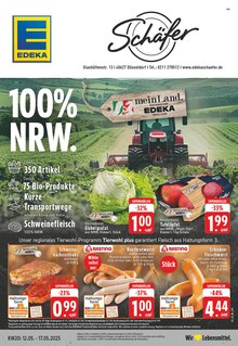 EDEKA Prospekt der Woche "Aktuelle Angebote" Seite 1, 12.05.2025 bis 17.05.2025 für Düsseldorf Aktueller EDEKA Prospekt "Aktuelle Angebote" Seite 1 von 24 Seiten für Düsseldorf