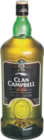 Lot de 2 Blended scotch Whisky 40 % vol. - CLAN CAMPBELL en promo chez Carrefour Garges-lès-Gonesse à 50,90 €