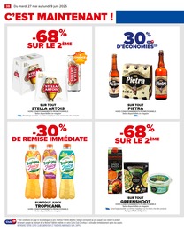 Prix et réduction Tropicana dans le prospectus Carrefour en cours Offre Tropicana dans le catalogue Carrefour du moment à la page 40