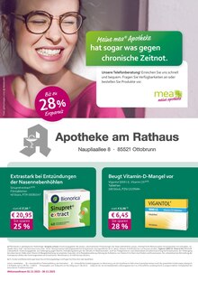 mea - meine apotheke Prospekt der Woche "Unsere November-Angebote" Seite 1, 01.11.2023 bis 30.11.2023 für Taufkirchen Aktueller mea - meine apotheke Prospekt "Unsere November-Angebote" Seite 1 von 4 Seiten für Taufkirchen