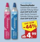 Schraubzylinder Füllung (blau) Angebote von SodaStream bei combi Ahlen für 4,99 €