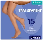 Feinstrumpfhosen Transparent 15 DEN - Mandel Angebote von Vivess bei REWE Sankt Augustin für 3,99 €