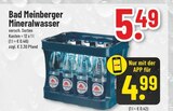 Mineralwasser Angebote von Bad Meinberger bei Trinkgut Salzgitter für 4,99 €