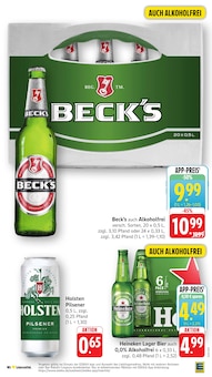 Bier im EDEKA Prospekt "Aktuelle Angebote" mit 51 Seiten (Mannheim)