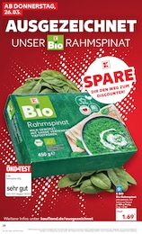 Kaufland Spinat im Prospekt 