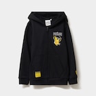 Sweat zippé à capuche Pokémon Pikachu noir garçon - La Halle à Beauvais Sweat zippé à capuche Pokémon Pikachu noir garçon en promo chez La Halle Beauvais à 25,99 €