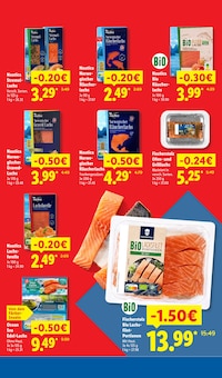 Fisch im Lidl Prospekt "Der Preisführer macht Deutschland dauerhaft günstiger!" mit 36 Seiten (Duisburg)