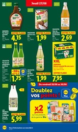 Prix et réduction Sirop D'érable dans le prospectus Lidl en cours Offre Sirop D'érable dans le catalogue Lidl du moment à la page 26