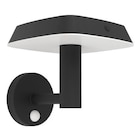 Applique murale extérieure solaire à détecteur de mouvement LED integrée Dreoli noir IP44 970lm Eglo - Eglo en promo chez Castorama Applique murale extérieure solaire à détecteur de mouvement LED integrée Dreoli noir IP44 970lm Eglo - Eglo dans le catalogue Castorama