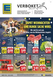 Aktueller EDEKA Supermarkt Prospekt in Waldfeucht und Umgebung, "Aktuelle Angebote" mit 30 Seiten, 15.12.2025 - 20.12.2025