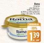 Original oder Balance im Angebot bei E center in Bornheim Original oder Balance Angebote von Rama bei E center Bornheim für 1,39 €