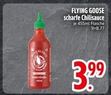 scharfe Chilisauce von Flying Goose im aktuellen EDEKA Prospekt für 3,99 €