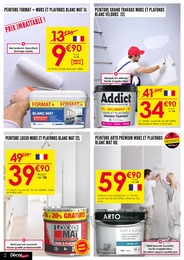 Offre Peinture Plafond dans le catalogue Décor Discount du moment à la page 2