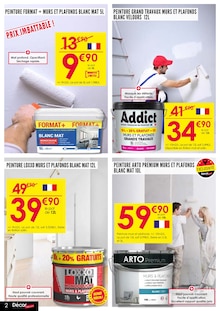 Prospectus Décor Discount en cours, "ARRIVAGE MASSIF PEINTURE", page 2 sur 10