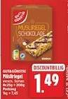 Müsliriegel von GUT&GÜNSTIG für 1,49 € bei E center im Angebot Müsliriegel von GUT&GÜNSTIG im aktuellen E center Prospekt