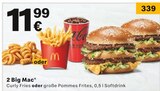 McDonalds Lohr - 2 Big Mac Angebot im Prospekt 2 Big Mac bei McDonalds im Lohr Prospekt für 11,99 €
