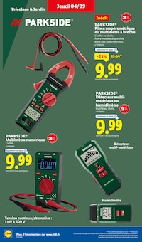 Promotion Porte-Clés dans le prospectus Lidl, valable du 04/09/2025 au 08/09/2025 Promo Porte-Clés dans le catalogue Lidl du moment à la page 10