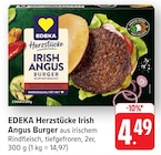 Herzstücke Irish Angus Burger bei EDEKA im Frankfurt Prospekt für 4,49 €
