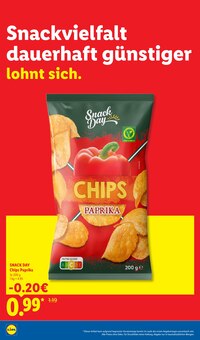 Chips im aktuellen Lidl Prospekt (Jena) Chips im Lidl Prospekt "Der PreisfĂĽhrer macht Deutschland dauerhaft gĂĽnstiger!" mit 38 Seiten (Jena)