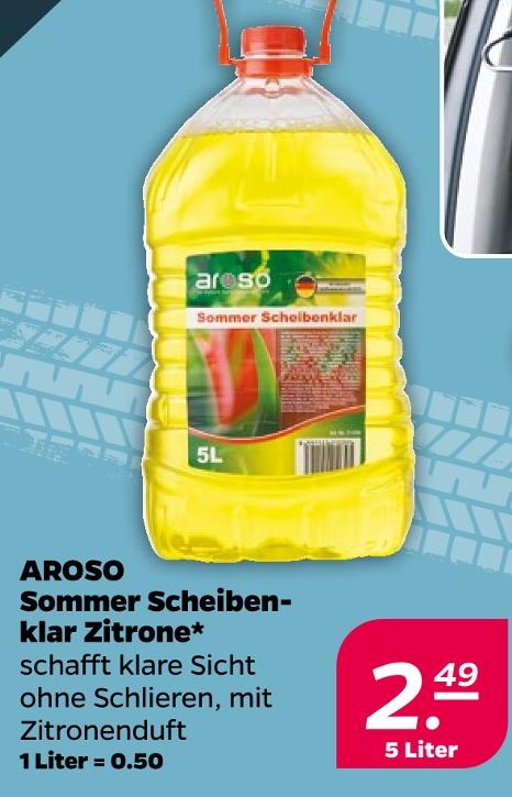 Sommer Scheibenklar Zitrone