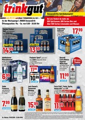 Trinkgut Discounter Prospekt der aktuellen Woche mit 4 Seiten, gültig von 17.08.2026 bis 22.08.2026, in Buttenwiesen und Umgebung Aktueller Trinkgut Discounter Prospekt in Buttenwiesen und Umgebung, "Aktuelle Angebote" mit 4 Seiten, 17.08.2026 - 22.08.2026