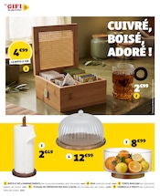 Promos Cuisine dans le catalogue "GIFI Des idées de Génie !" de Gifi Cuisine en promo dans le catalogue Gifi à la page 12