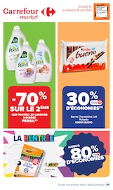 Prospectus Supermarchés Carrefour Market en cours à Le Mesnil-Vigot et alentours, "Carrefour market", 62 pages, 18/08/2026 - 30/08/2026 Catalogue Supermarchés Carrefour Market en cours à Le Mesnil-Vigot et alentours, "Carrefour market", 62 pages, 18/08/2026 - 30/08/2026