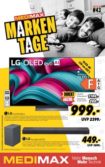 Aktueller MEDIMAX Prospekt (Dinslaken, 8 Seiten zum blättern MEDIMAX Prospekt MEDIMAX MARKENTAGE mit 8 Seiten