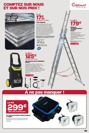 Promos Echelle dans le catalogue "POUR BIEN RÉNOVER COMPTEZ SUR NOUS..." de Gedimat Echelle en promo dans le catalogue Gedimat à la page 11