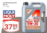 Leichtlaufmotorenöl 5W-30 Angebote von Liqui Moly bei GLOBUS Braunschweig für 37,99 €
