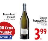 Doppio Passo Prosecco Angebote bei EDEKA Augsburg für 3,99 €