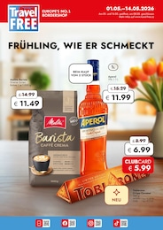 Travel FREE Prospekt: "FRÜHLING, WIE ER SCHMECKT!", 10 Seiten, 01.05.2026 - 14.05.2026